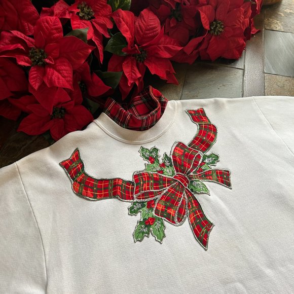 Jerzees Hand-Painted Top w/Holiday Motif NWOT - Picture 4 of 12